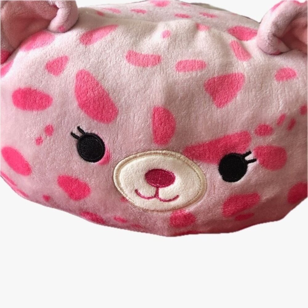 Squishmallows Kellytoy "Lorie" Leopard Pink Stackable Valentine Squad 2019
